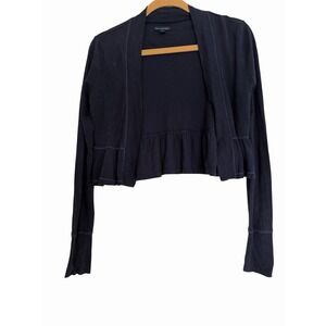 American Eagle Navy Blue Open Front Jersey Cardigan Lightweight Casual Layer S/P